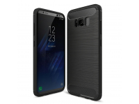 Husa TPU OEM Carbon pentru Samsung Galaxy S8 G950, Neagra 