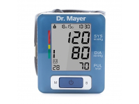 Tensiometru electronic DR.MAYER DRM-BPM60CH, de incheietura, Afisaj, Alb Bleu 