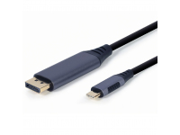 Cablu Audio si Video USB Type-C la DisplayPort Gembird, 1.8 m, 4K, Gri CC-USB3C-DPF-01-6 