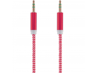Cablu Audio 3.5 mm la 3.5 mm Tellur Basic, 1 m, Rosu TLL311091 