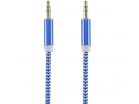 Cablu Audio 3.5 mm la 3.5 mm Tellur Basic, 1 m, Albastru TLL311081 