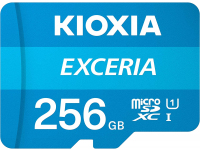 Card Memorie MicroSDXC KIOXIA Exceria (M203) cu Adaptor, 256GB, Clasa 10 / UHS-1 U1 LMEX1L256GG2 