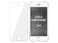 Folie Protectie Ecran 3MK HardGlass pentru Apple iPhone SE (2016), Sticla securizata, Full Glue, 9H 
