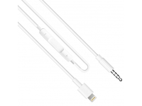 Cablu Audio Lightning la 3.5 mm Earldom ET-AUX42, 1 m, Alb 