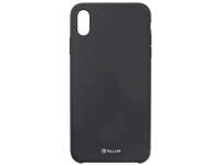 Husa TPU Tellur Silicon Lichid pentru Apple iPhone XS Max, Neagra TLL121265 