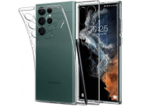 Husa pentru Samsung Galaxy S22 Ultra 5G S908, Spigen, Liquid Crystal, Transparenta ACS03912