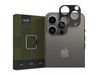 Rama Protectie Camera Spate HOFI ALUCAM PRO+ pentru Apple iPhone 14 Pro / Apple iPhone 14 Pro Max, Neagra 