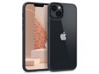 Husa Plastic - TPU Spigen CASEOLOGY SKYFALL pentru Apple iPhone 14 Plus, Neagra Transparenta ACS04924 