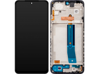 Display cu Touchscreen Xiaomi Redmi Note 11S, cu Rama, Gri (Graphite Gray), Service Pack 5600010K7S00