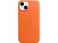 Husa Piele Apple iPhone 14, MagSafe, Portocalie (Orange) MPP83ZM/A 