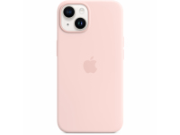 Husa Silicon Apple iPhone 14, MagSafe, Roz (Chalk Pink) MPRX3ZM/A 