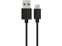 Cablu Date si Incarcare USB la MicroUSB Energizer, 2 m, Negru C11UBMCKBK4 