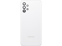 Capac Baterie - Geam Blitz - Geam Camera Spate Samsung Galaxy A32 5G A326, Alb, Swap 