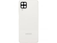 Capac Baterie - Geam Blitz Samsung Galaxy A12 A125, Alb, Swap 