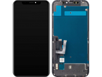 Display cu Touchscreen JK pentru Apple iPhone 11, cu Rama, Versiune LCD In-Cell, Negru