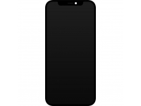 Display cu Touchscreen JK pentru Apple iPhone 12 / 12 Pro, cu Rama, Versiune LCD In-Cell, Negru