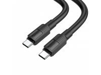 Cablu Date si Incarcare USB Type-C la USB Type-C HOCO X84 Solid, 1 m, 60W, Negru 