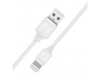 Cablu Date si Incarcare USB la Lightning XO Design NB36, 2.1A, 1 m, Alb 