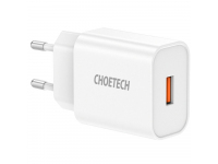 Incarcator Retea USB Choetech Q5003, Quick Charge, 18W, 1 X USB, Alb 