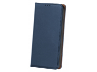 Husa Piele OEM Geniune Leather Smart Pro pentru Samsung Galaxy A13 A135, Bleumarin 