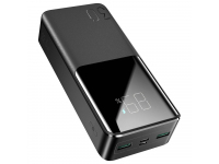 Baterie Externa Powerbank Joyroom JR-QP193, 30000 mA, Power Delivery (PD) - Quick Charge 3.0, 22.5 W, Neagra 
