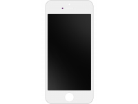 Display - Touchscreen Apple iPhone 5, Cu Rama, Alb, Second Hand 