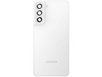 Capac Baterie - Geam Camera Spate Samsung Galaxy S21 FE 5G G990, Alb, Swap 
