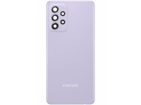Capac Baterie Samsung Galaxy A52s 5G A528 / A52 5G A526 / A52 A525, cu Geam Blitz - Geam Camera Spate, Mov (Awsome Purple), Swap