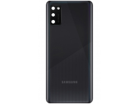Capac Baterie Samsung Galaxy A41 A415, cu Geam Blitz - Geam Camera Spate, Negru, Second Hand