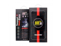 Folie Protectie Ecran Veason Pro pentru Samsung Galaxy S22 5G S901 / Samsung Galaxy S23 S911, Sticla securizata, Full Face, Full Glue, 6D, Neagra 