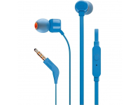 Handsfree Casti In-Ear JBL T160, Cu microfon, 3.5 mm, Albastru 