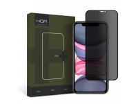 Folie de protectie Ecran Privacy HOFI PRO+ pentru Apple iPhone 11 / XR, Sticla securizata, Full Glue