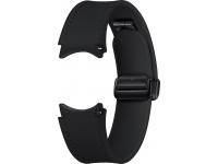 Curea Samsung D-Buckle Hybrid Eco-Leather pentru Galaxy Watch6 / Classic / Watch5 / Pro / Watch4 Series, 22mm, M/L, Normal, Neagra ET-SHR94LBEGEU
