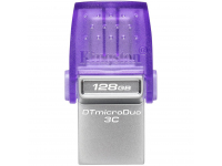 Memorie Externa USB-A 3.2 / USB-C Kingston microDuo 3C, 128Gb DTDUO3CG3/128GB 