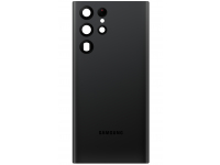 Capac Baterie Samsung Galaxy S22 Ultra 5G S908, Cu Geam Camera Spate, Negru (Phantom Black), Swap 