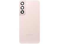 Capac Baterie Samsung Galaxy S22 5G S901, Cu Geam Camera Spate, Roz Auriu, Swap 