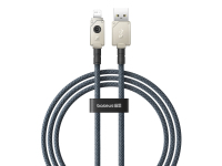 Cablu Date si Incarcare USB-A - Lightning Baseus Unbreakable, 18W, 2m, Alb 