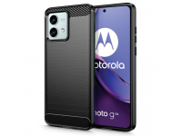 Husa pentru Motorola Moto G84, Tech-Protect, Carbon, Neagra 