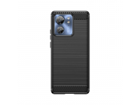Husa pentru Motorola Edge 40, OEM, Carbon, Neagra 