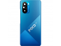 Capac Baterie Xiaomi Poco F3, Albastru (Ocean Blue), Service Pack 56000CK11A00 