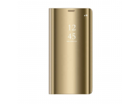 Husa pentru Samsung Galaxy S23 FE S711, OEM, Clear View, Aurie 