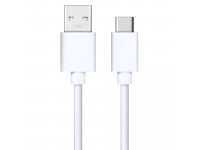Cablu Date si Incarcare USB-A - USB-C OnePlus, 15W, 0.22m, Alb, Swap 