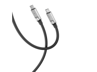 Cablu Date si Incarcare USB-C - USB-C XO Design NB-Q252B, 60W, 1m, Negru 