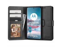 Husa pentru Motorola Edge 40 Neo, Tech-Protect, Wallet, Neagra 