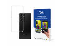 Husa pentru Samsung Galaxy S21 Ultra 5G G998, 3MK, Skinny, Transparenta 