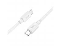 Cablu Date si Incarcare USB-C - USB-C HOCO X96, 60W, 1m, Alb 