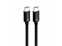 Cablu Date si Incarcare USB-C - USB-C Forcell C338, 60W, 0.25m, Negru 