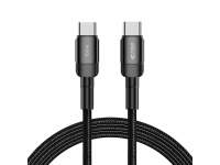 Cablu Date si Incarcare USB-C - USB-C Tech-Protect Ultraboost EVO, 100W, 2m, Negru 