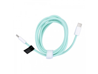Cablu Date si Incarcare USB-C - USB-C OEM C263, 60W, 1.5m, Verde 
