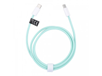 Cablu Date si Incarcare USB-C - USB-C OEM C263, 60W, 1m, Verde 